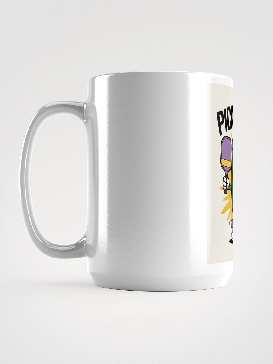"Pickleball Power" Funny Cartoon Pickle Mug product image (6)