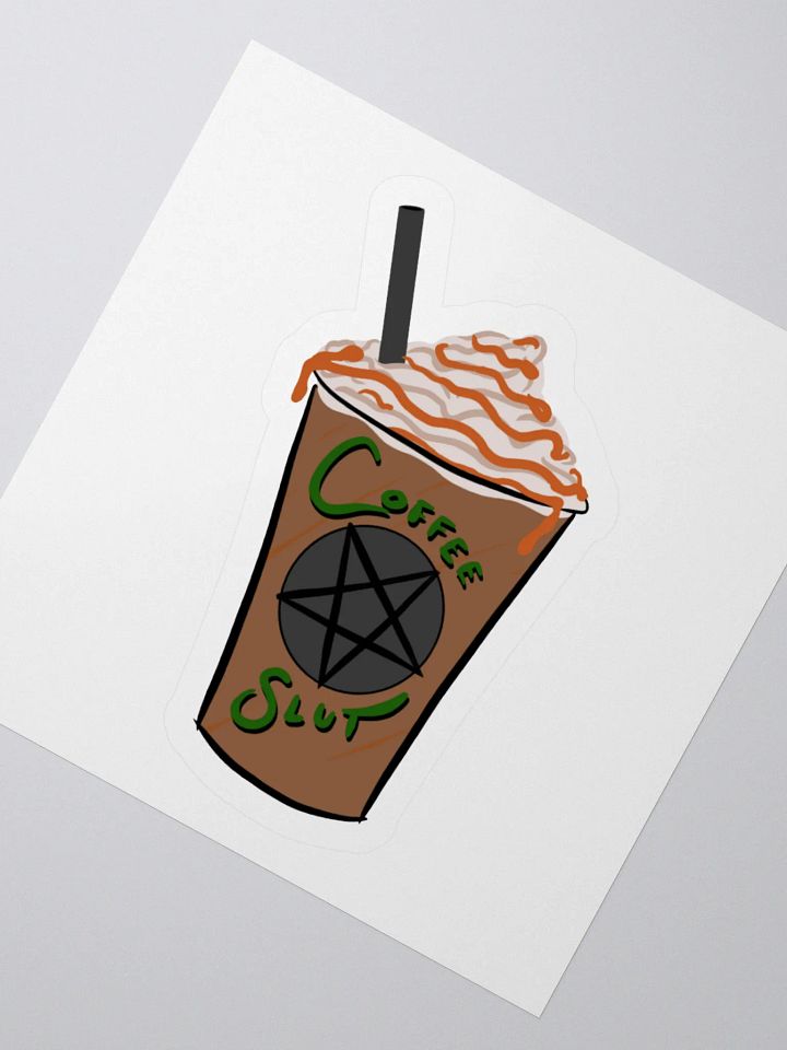 Coffee Slut Sticker product image (8)