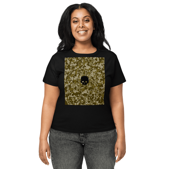 Skull Camo High-Waisted Tee product image (1)