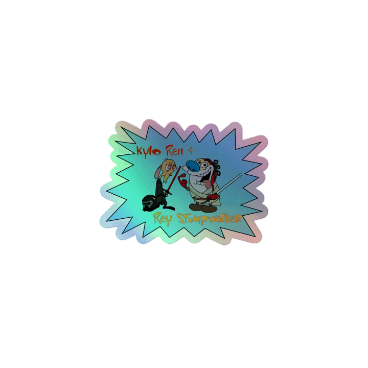 Kylo Ren & Rey Stimpwalker Holo Sticker product image (1)