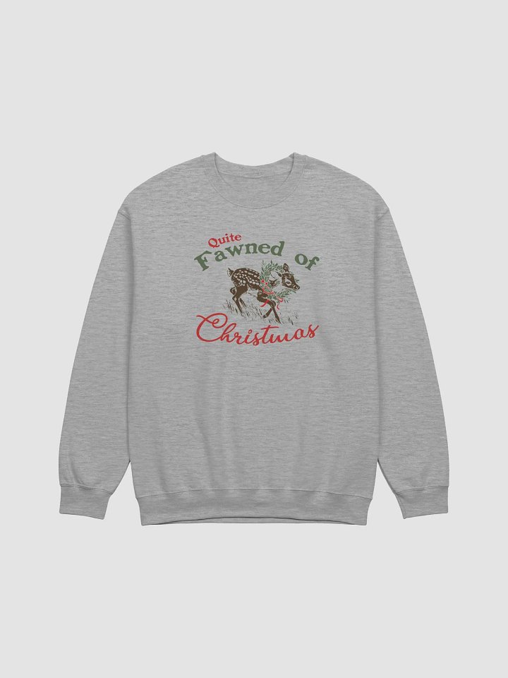 Quite fawned of christmas Crewneck product image (25)