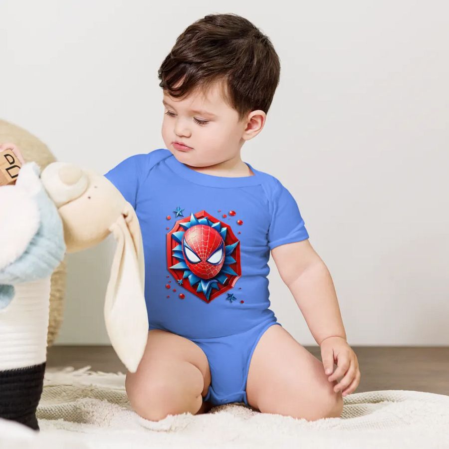 Baby Spiderman Short Sleeve One Piece product image (1)