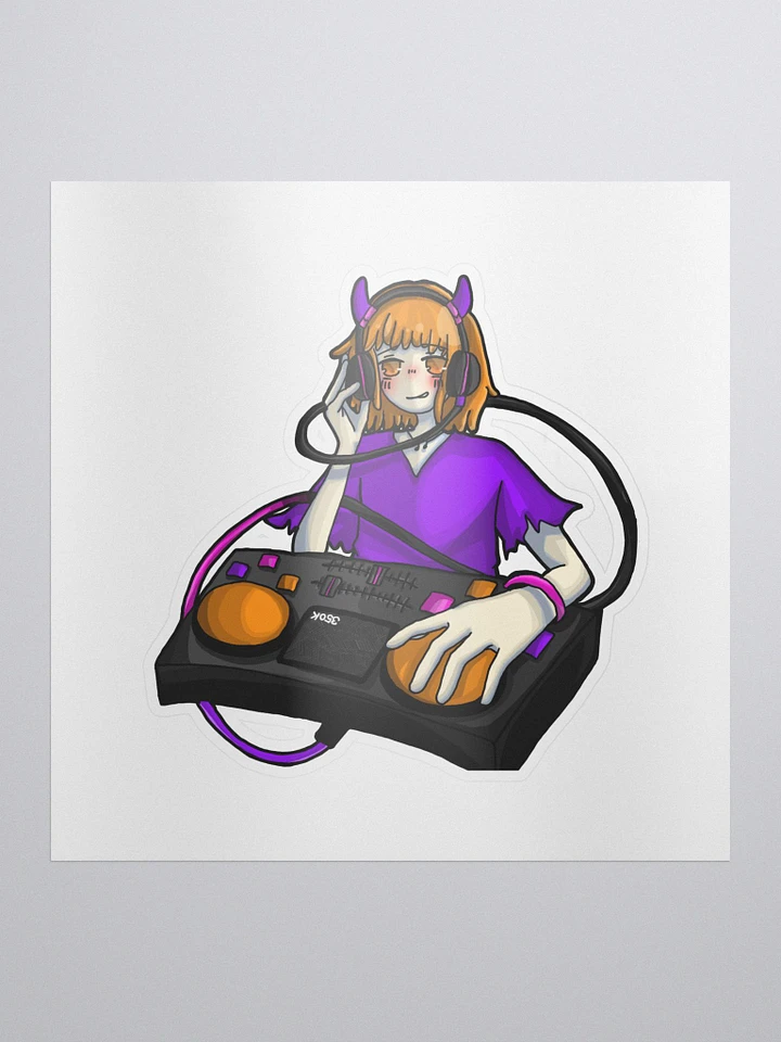 DJ Demon Girl Stickers product image (1)