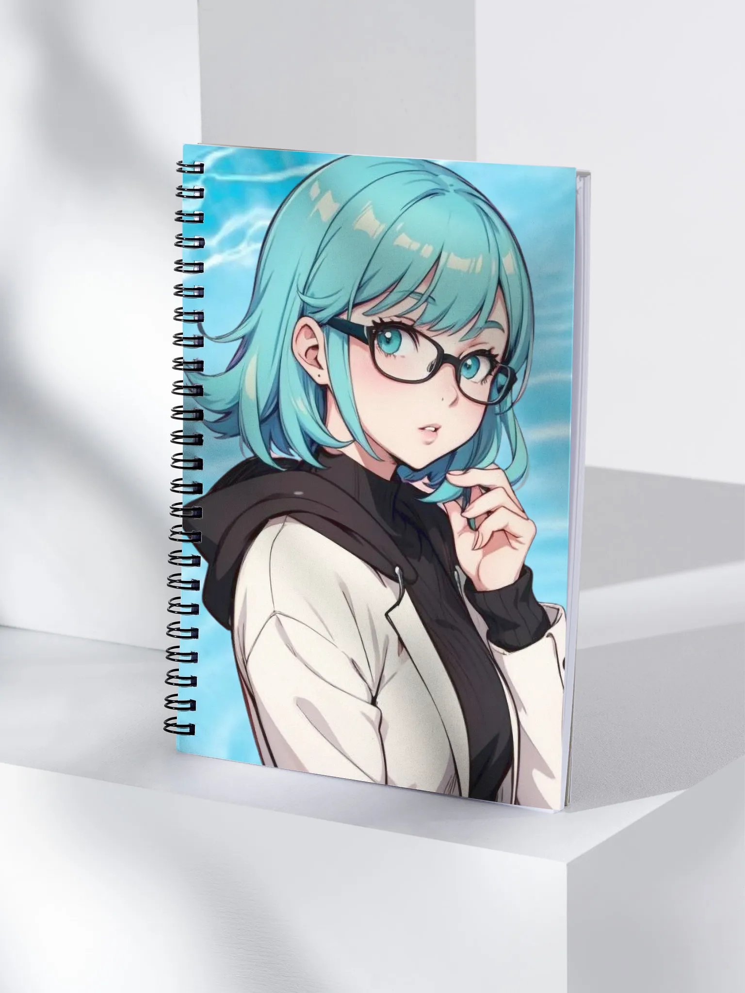 (AQUA WAIFU) K Spiral Notebook product image (4)