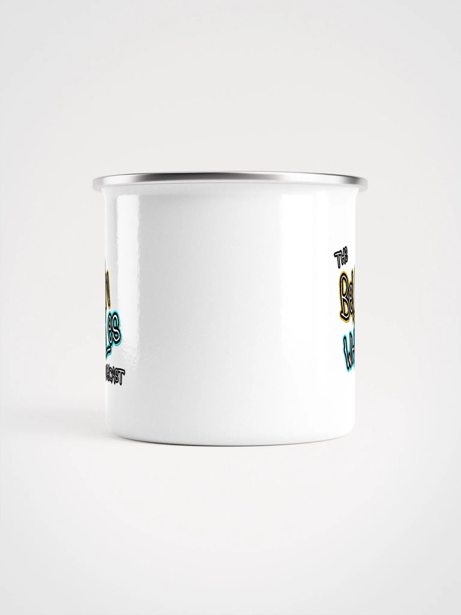 The Bells 'N Whistles Podcast Enamel Mug product image (2)