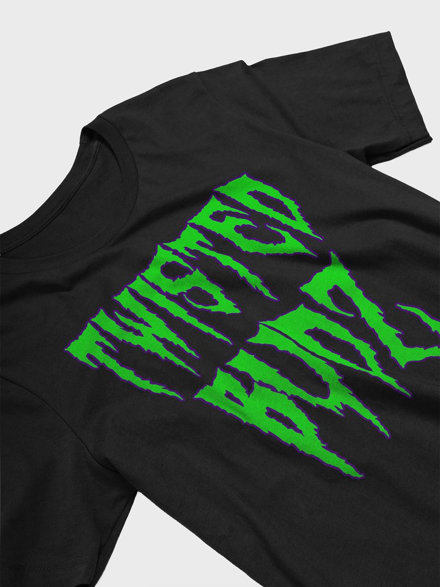 Twisted Budz Black T-Shirt, Green Ganja Goth Horror Stoner Tee, Creepy Cannabis Clothing product image (4)
