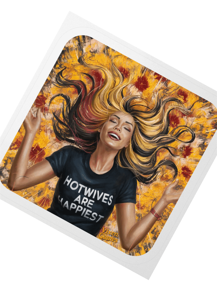 Hotwives Are Happiest Vinyl Sticker product image (6)
