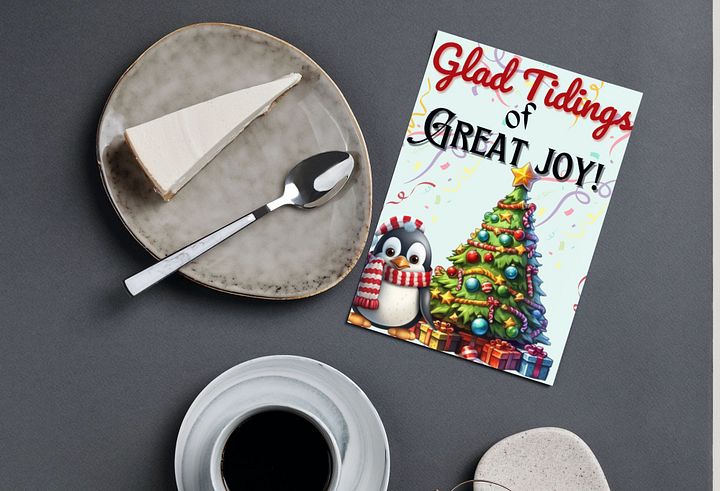 Christmas and New year greetings cards Bundle No 6 (5Cards) product image (1)