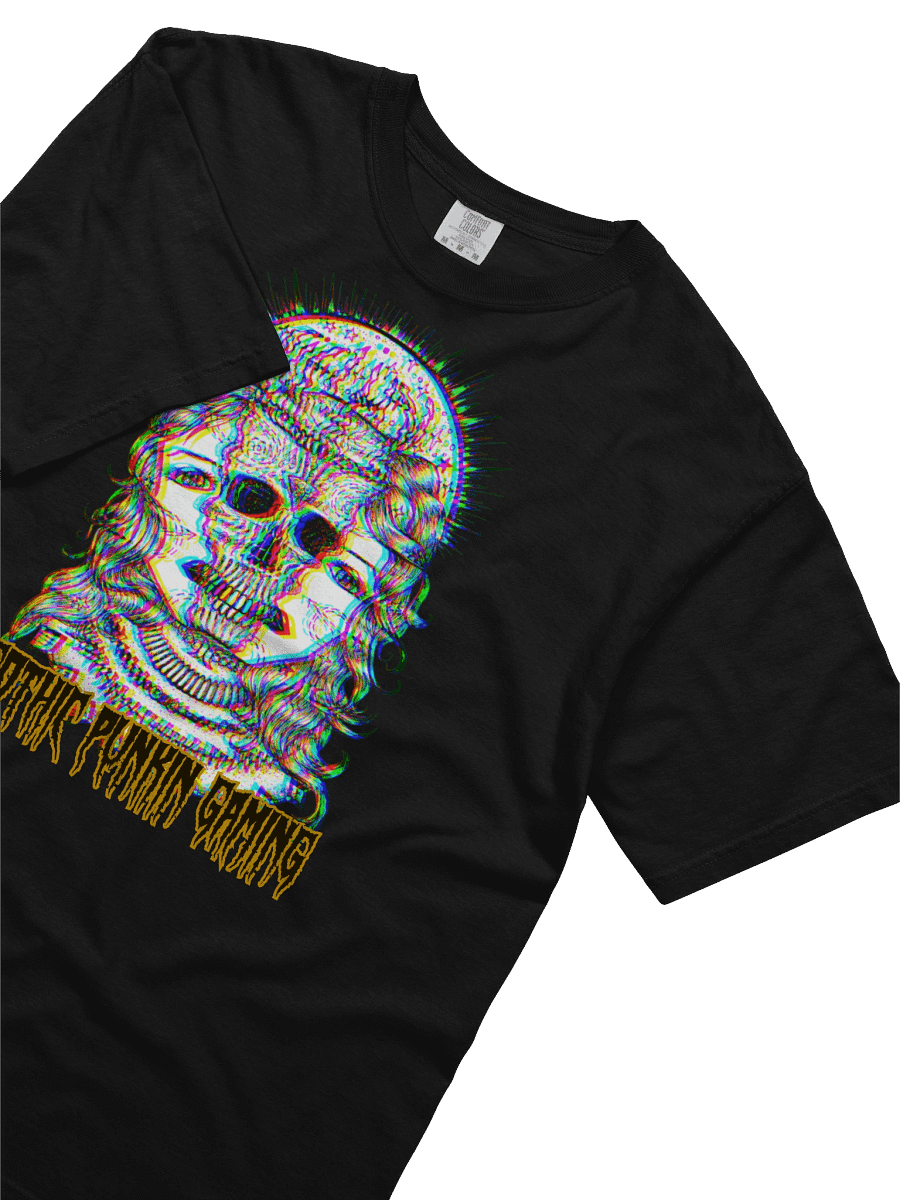 Men's Glitch Skull Gothic Punkin T-Shirt product image (15)
