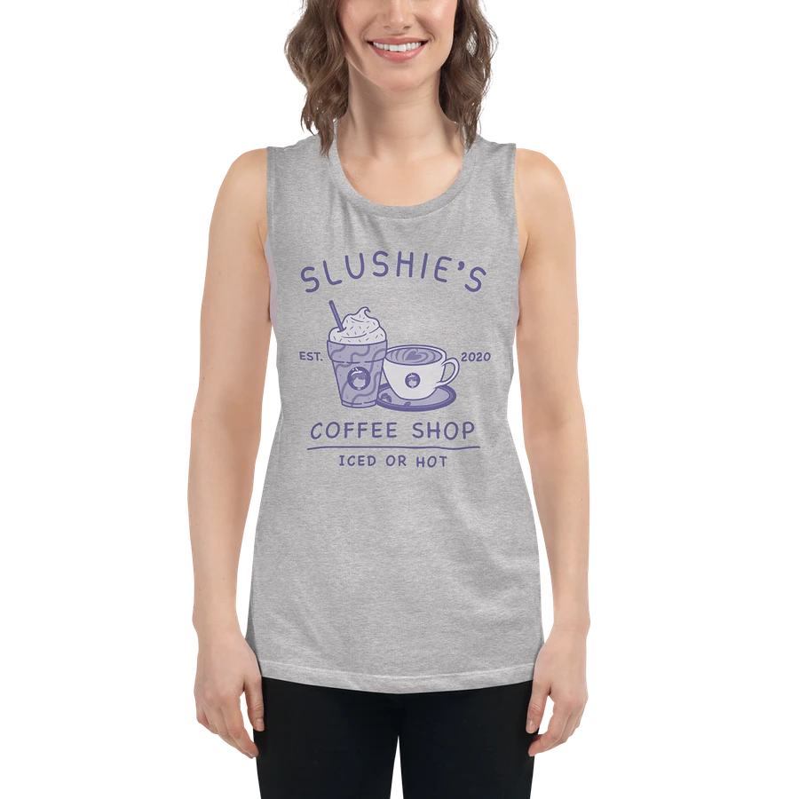 Slushie's Coffee Shop (Purple) | Women's Muscle Tank product image (5)