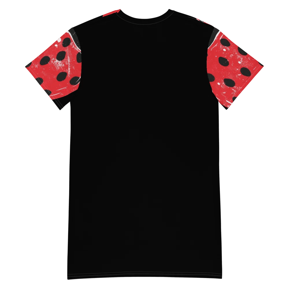 Strawberry Fields Delight Oversized T-Shirt Dress product image (11)