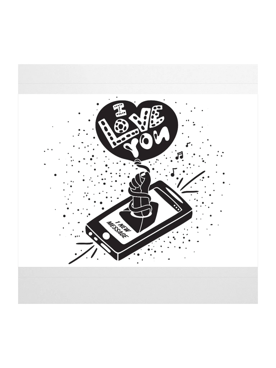 Whimsical Love Message Sticker product image (1)