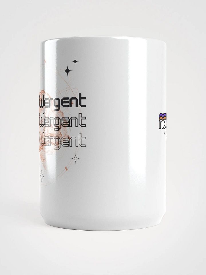 NEURODIVERGENT white glossy mug product image (2)