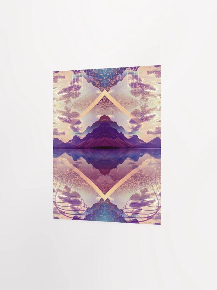 Geometric Art Print - Reflections (Cool) product image (2)
