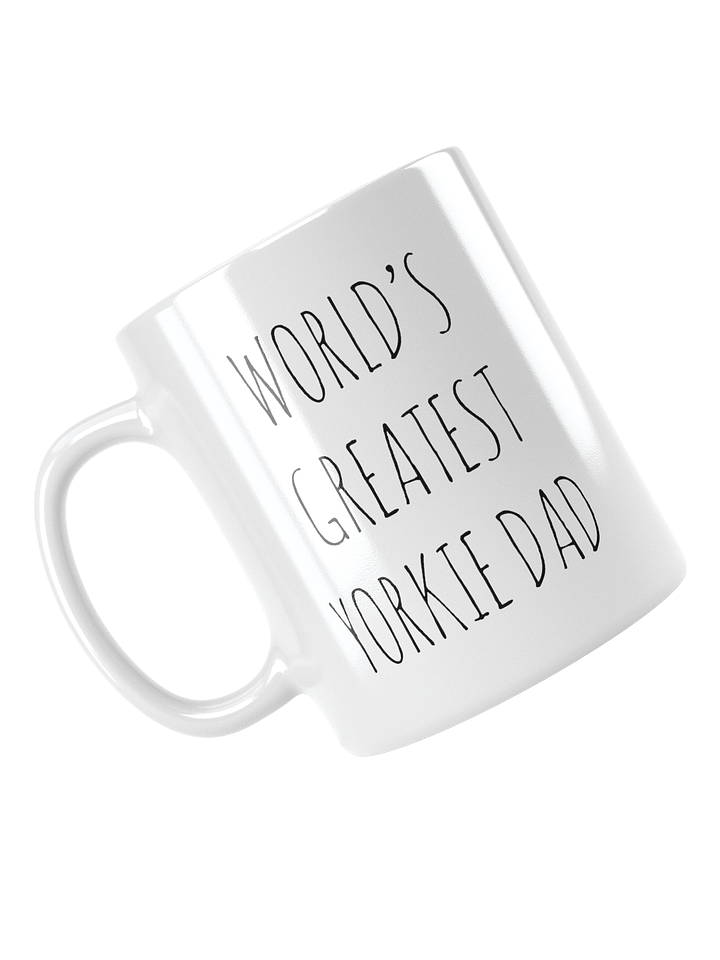 World's Greatest Yorkie Dad Minimalist Rustic Chic Mug product image (1)
