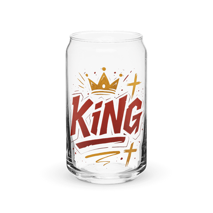 KING Graffiti Can Glass | Rule Every Sip product image (2)