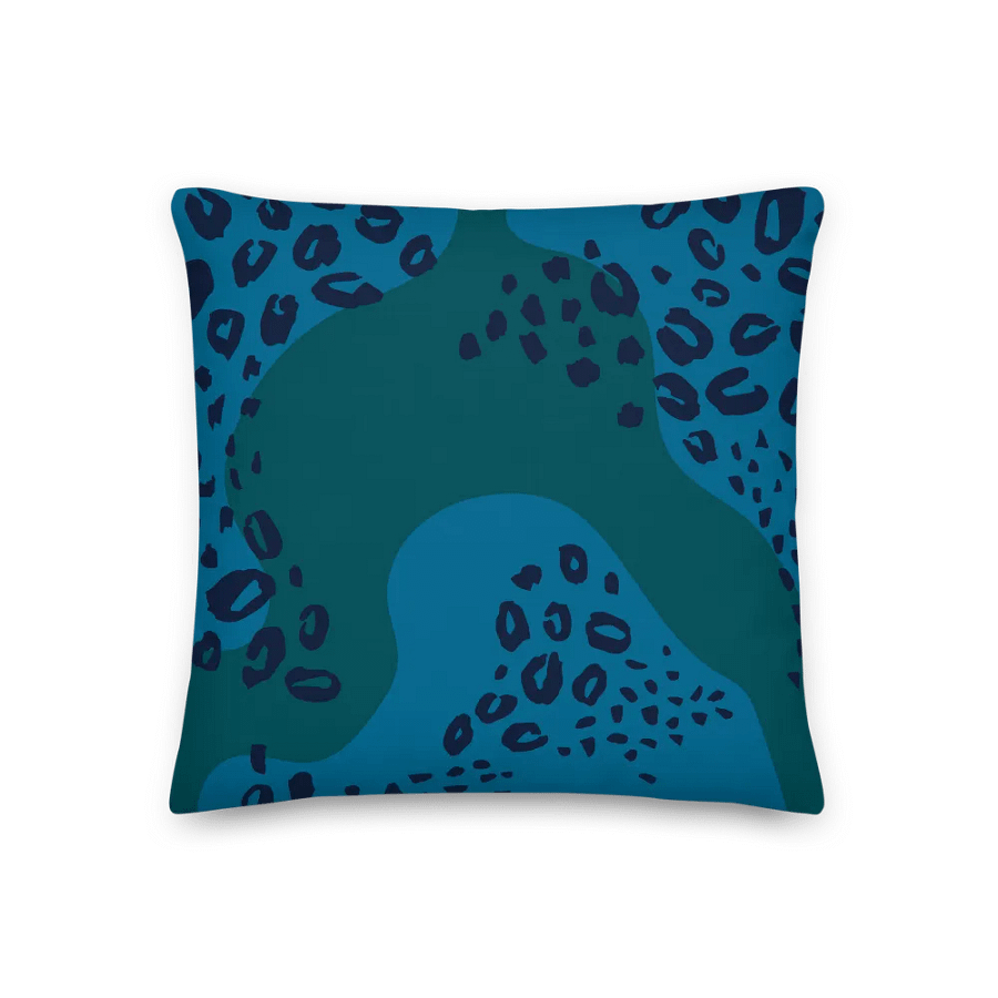 Northling™ Blue Green Topo Throw Pillow product image (5)
