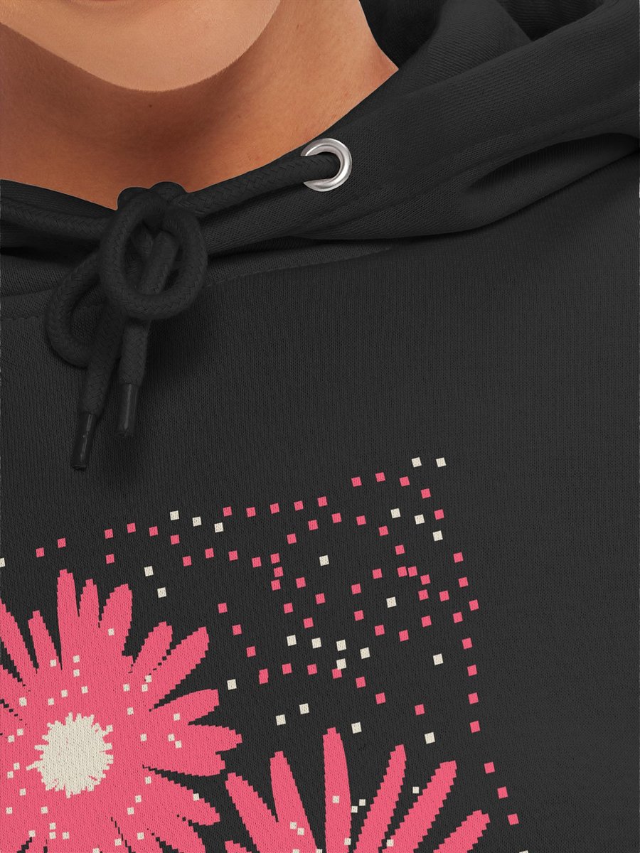 Blooming Pink Floral Hoodie product image (7)