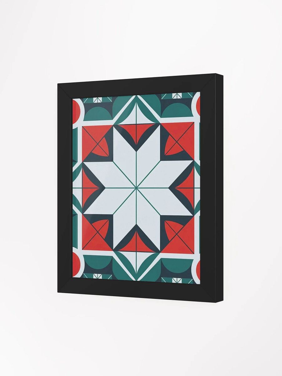 Kaleidoscope patterned Framed High-Quality Matte Poster (in) product image (9)