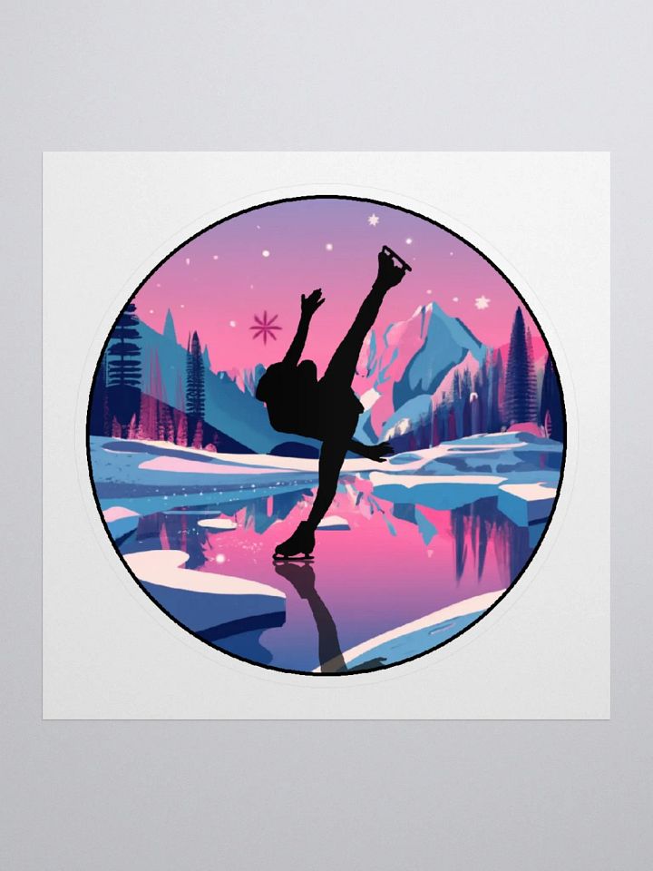Ice Queen Spiral Sticker product image (1)