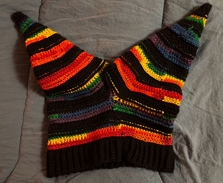 Rainbow Jester Hat product image (1)