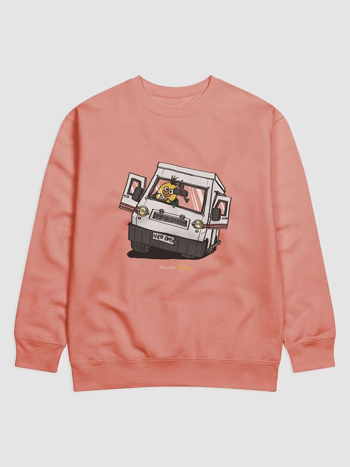 Wheelie Yellow driving sweatshirt! product image (1)