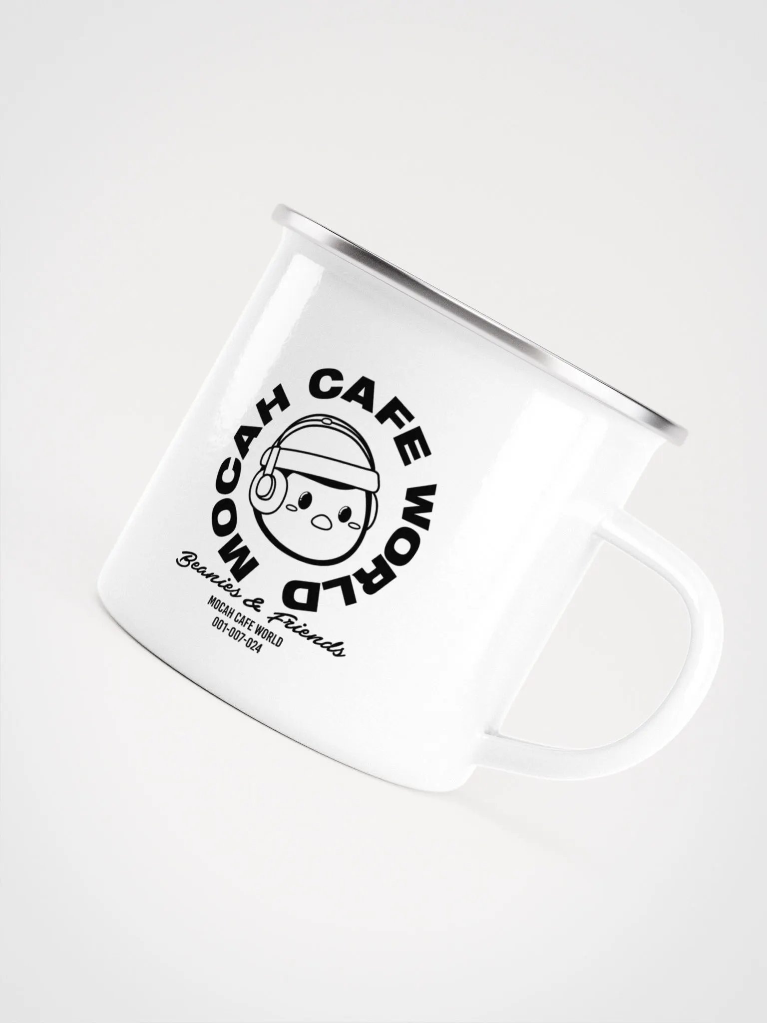 MCW. Beanies & Friends Signature Enamel Mug - Black product image (2)