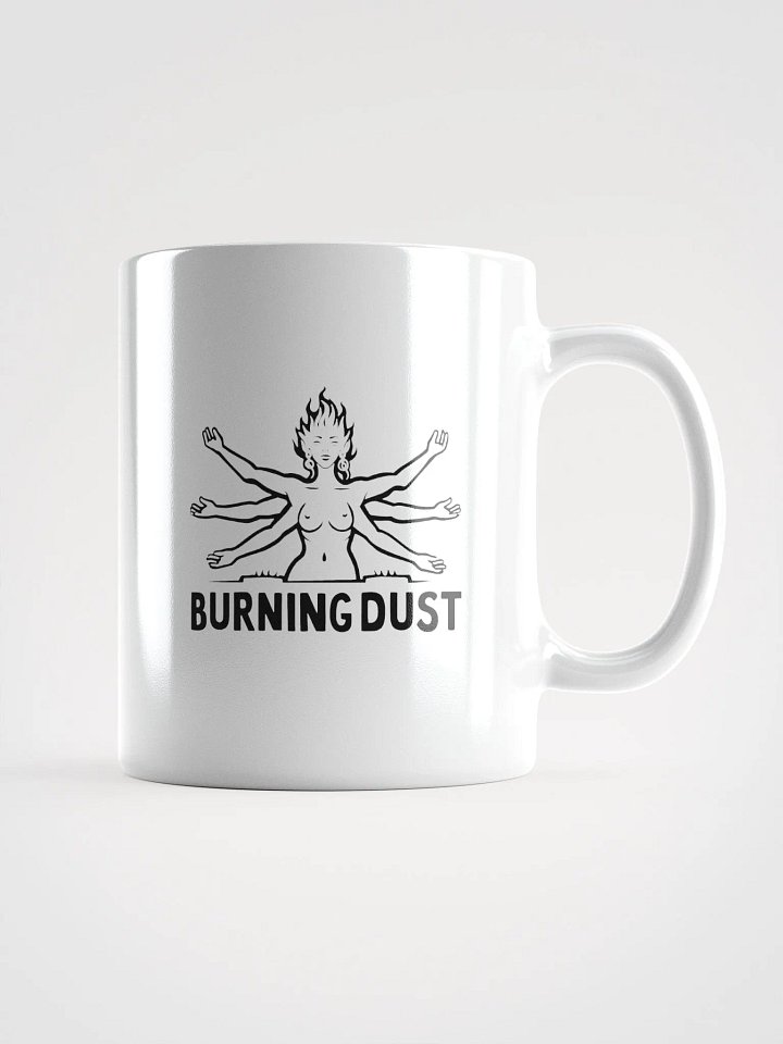 Burning Dust White Glossy Mug product image (1)