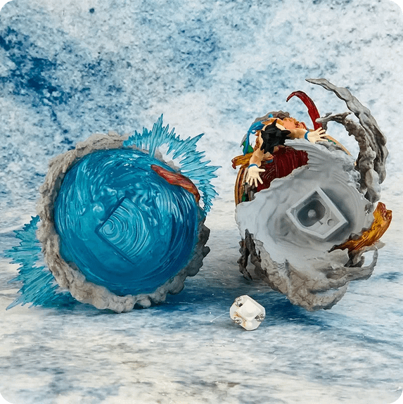 25cm Son Goku Dragon Ball Anime Figure Super Genki Bomb Luminous product image (2)