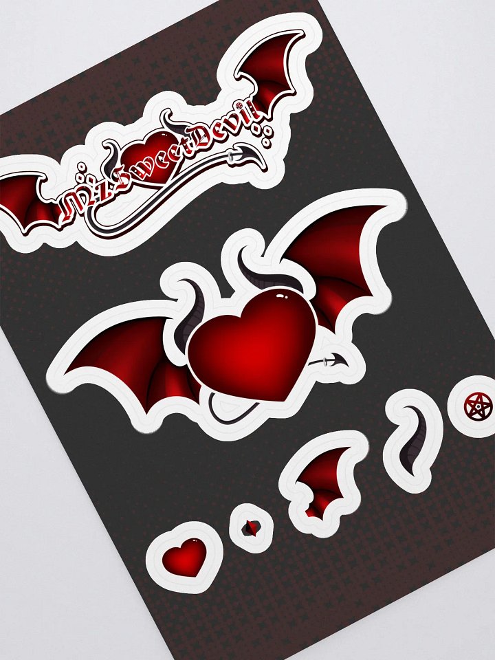MzSweetDevil 2.0 Logo Sticker Sheet product image (1)