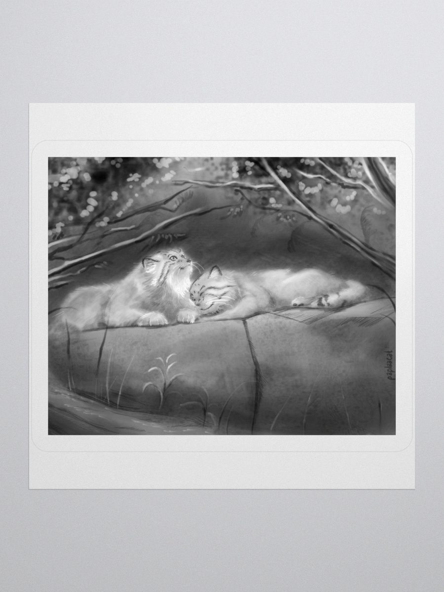 Bol & Polly Tribute (B&W) - Sticker product image (1)
