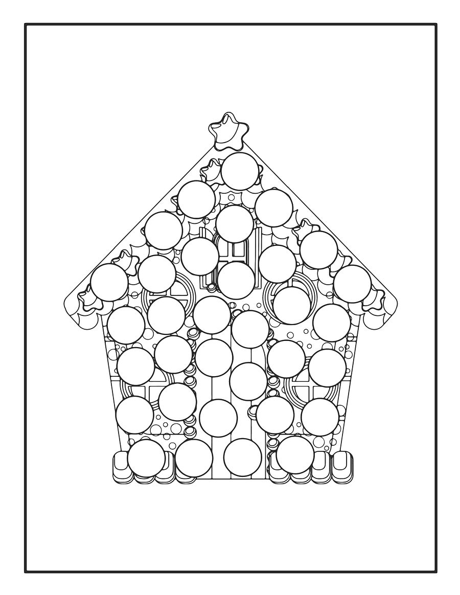 Christmas Dot Marker Coloring Pages product image (3)