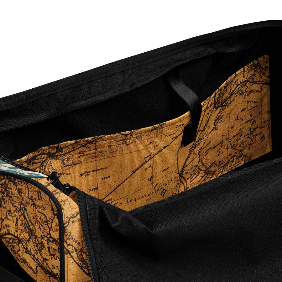 Vintage Americas Map All-Over Duffle Bag product image (6)