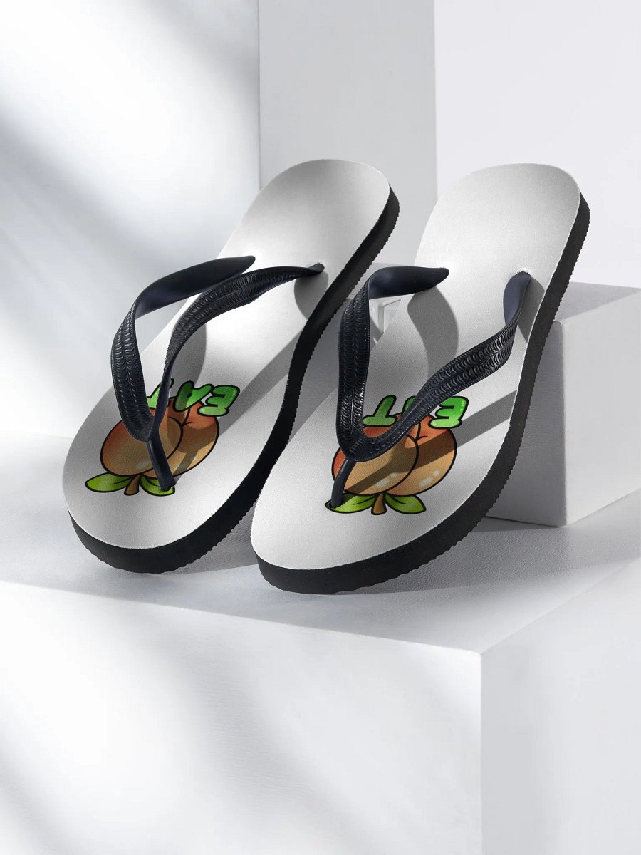 Eat Peach Flip Flops product image (1)