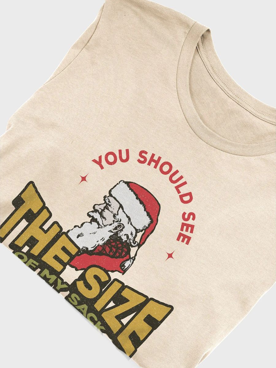 You Should See The Size of My Sack Retro Christmas Santa T-Shirt product image (5)