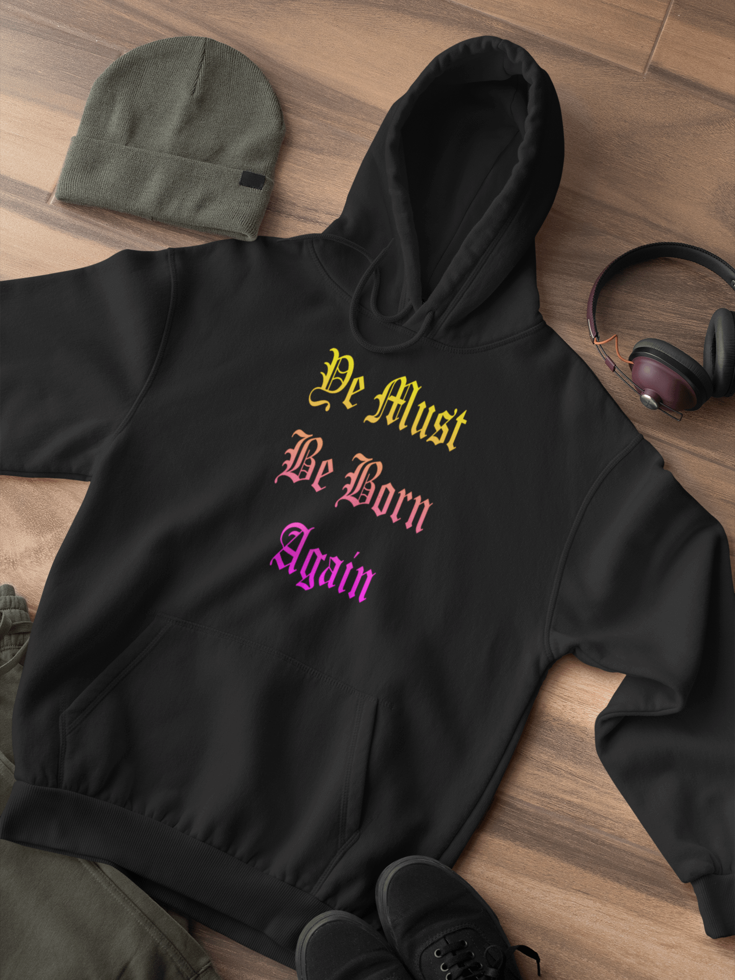 Hoodie Christian Ye Must Be Born Again Hoodie product image (1)