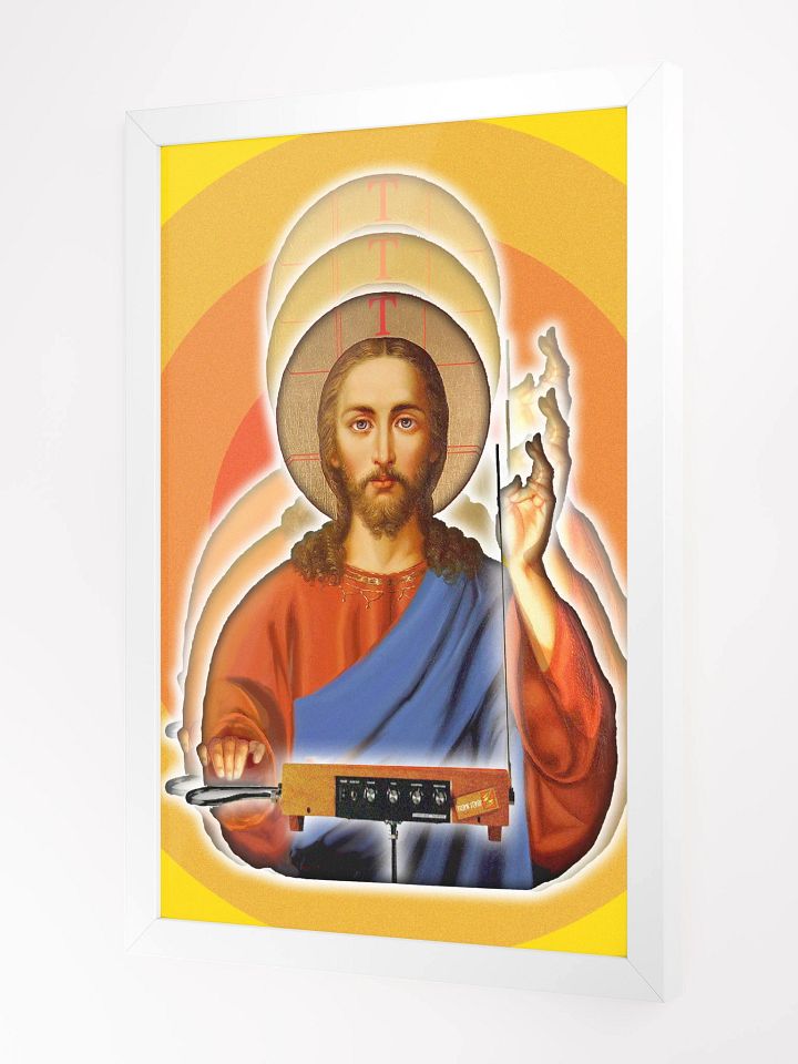 The Holy Theremin by Frank Fonik, Techno EDM Framed High Quality Matte Poster product image (2)
