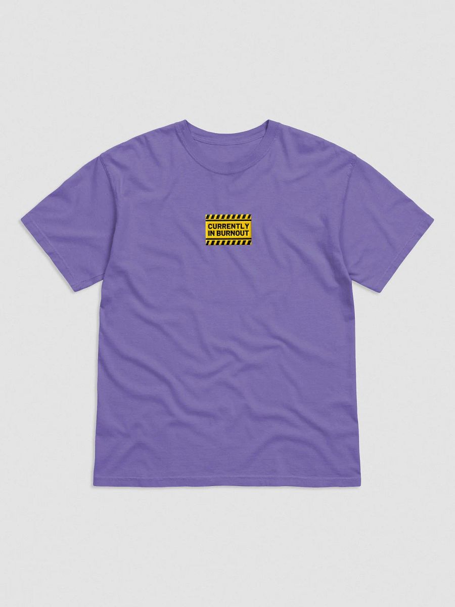 CURRENTLY IN BURNOUT embroidered garment-dyed tee product image (1)
