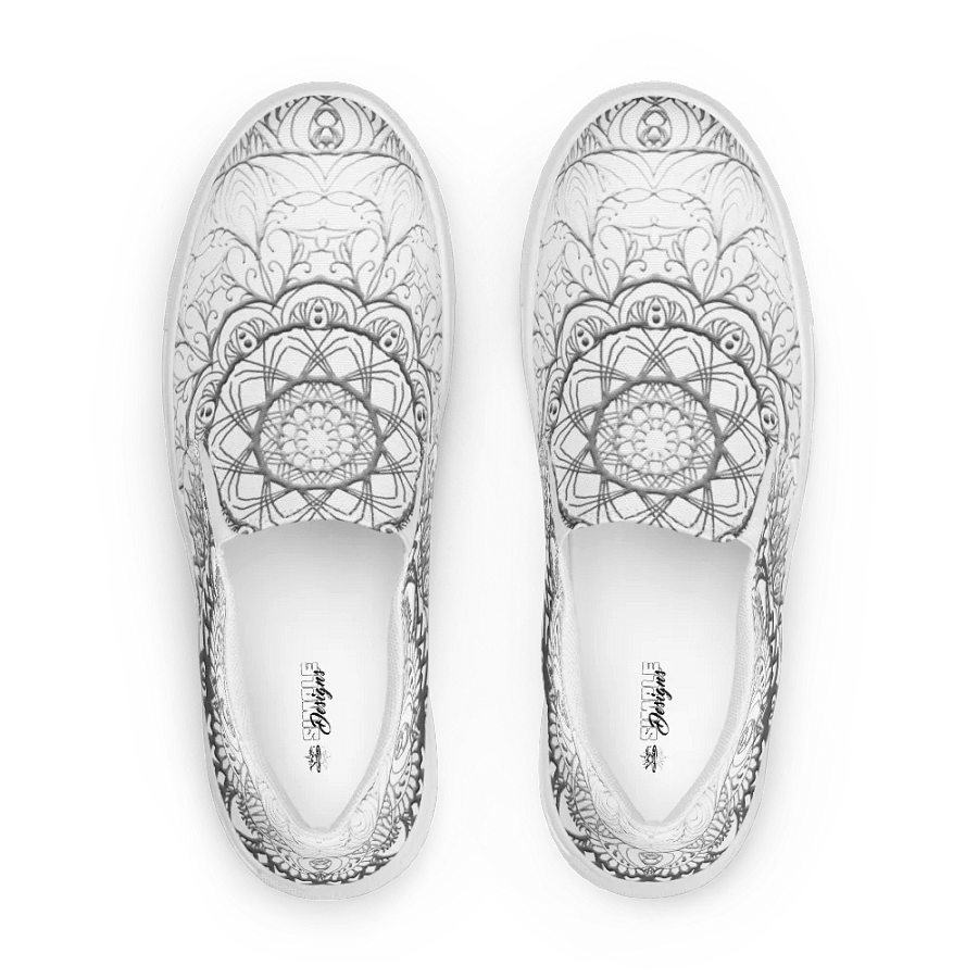 Harmonious Mandala Canvas Shoes product image (5)