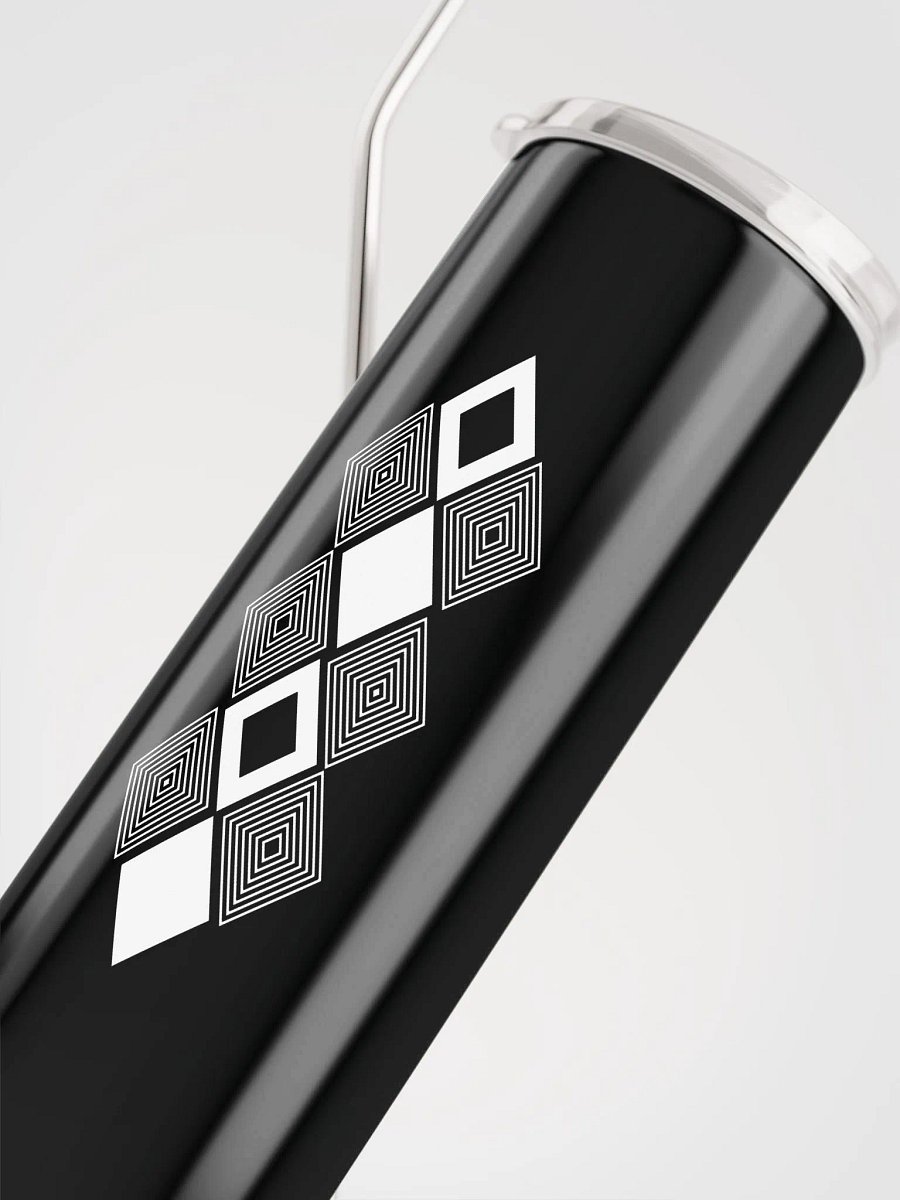 Black and white triangle design Stainless Steel Tumbler product image (5)