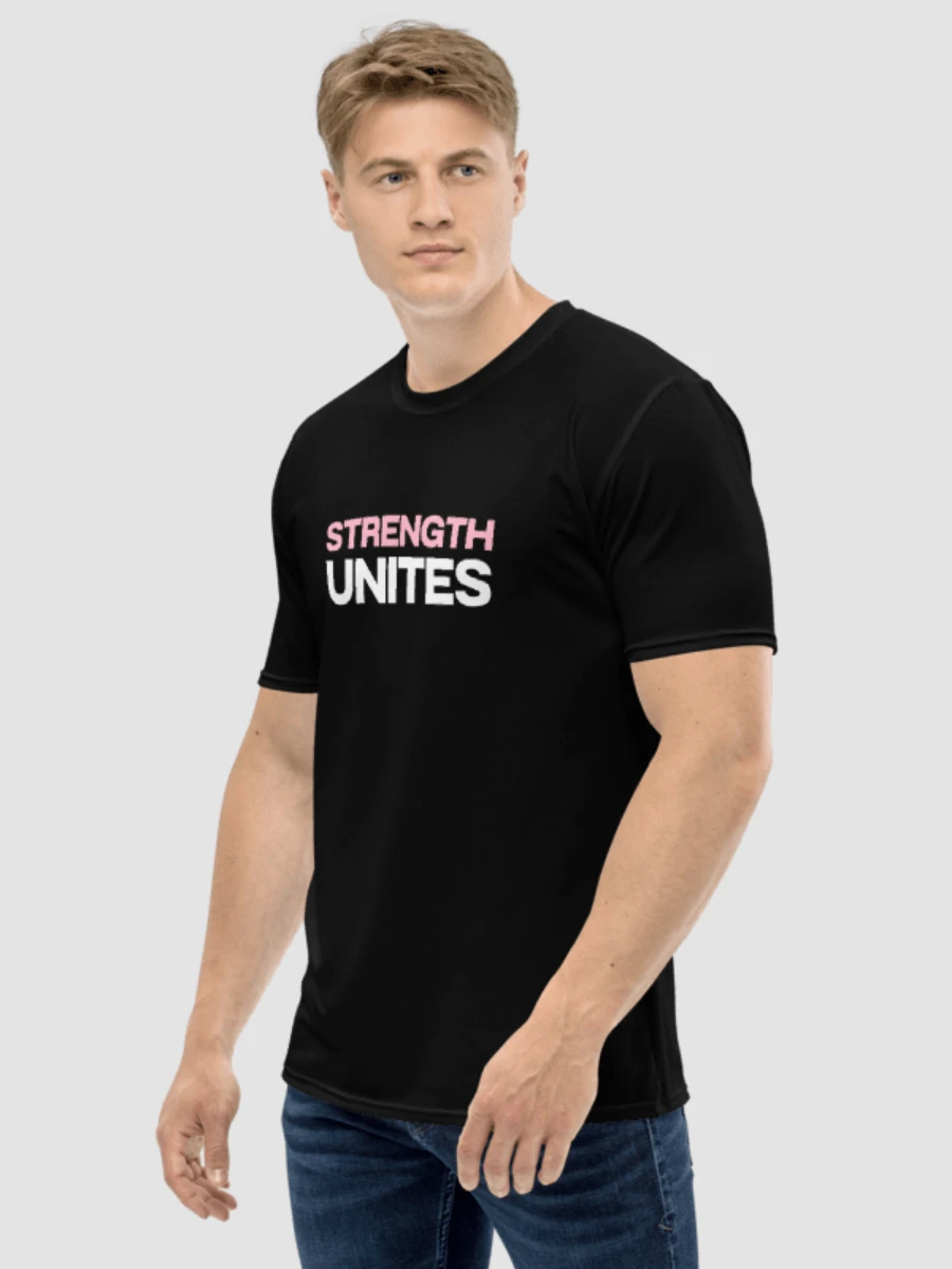 Breast Cancer Awareness: Strength Unites T-Shirt - Black product image (3)