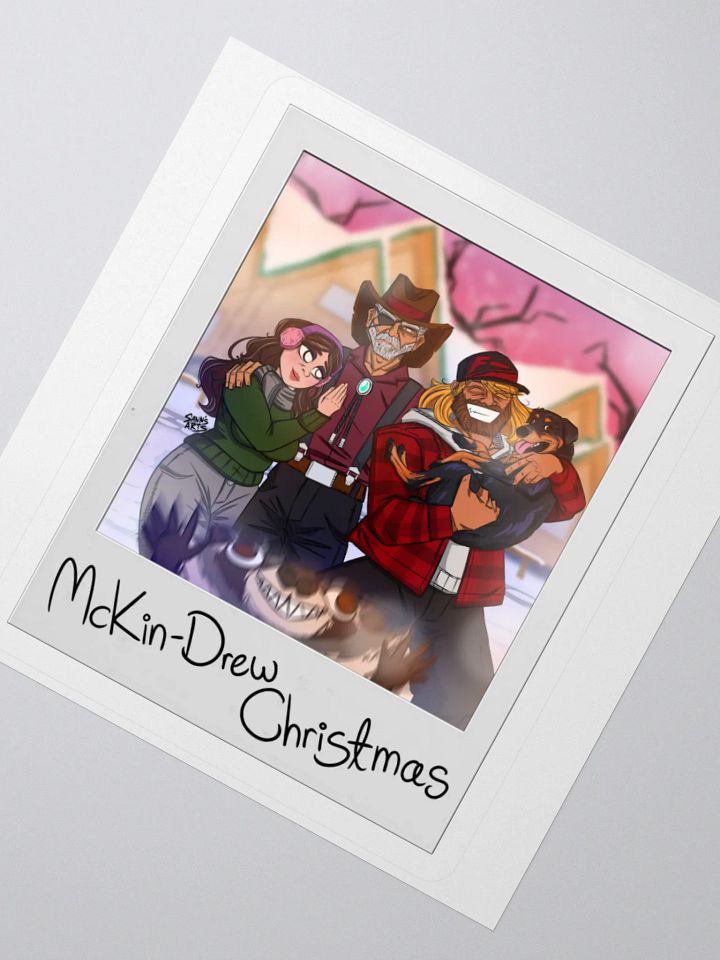 McKin-Drew Christmas Polaroid Sticker product image (7)