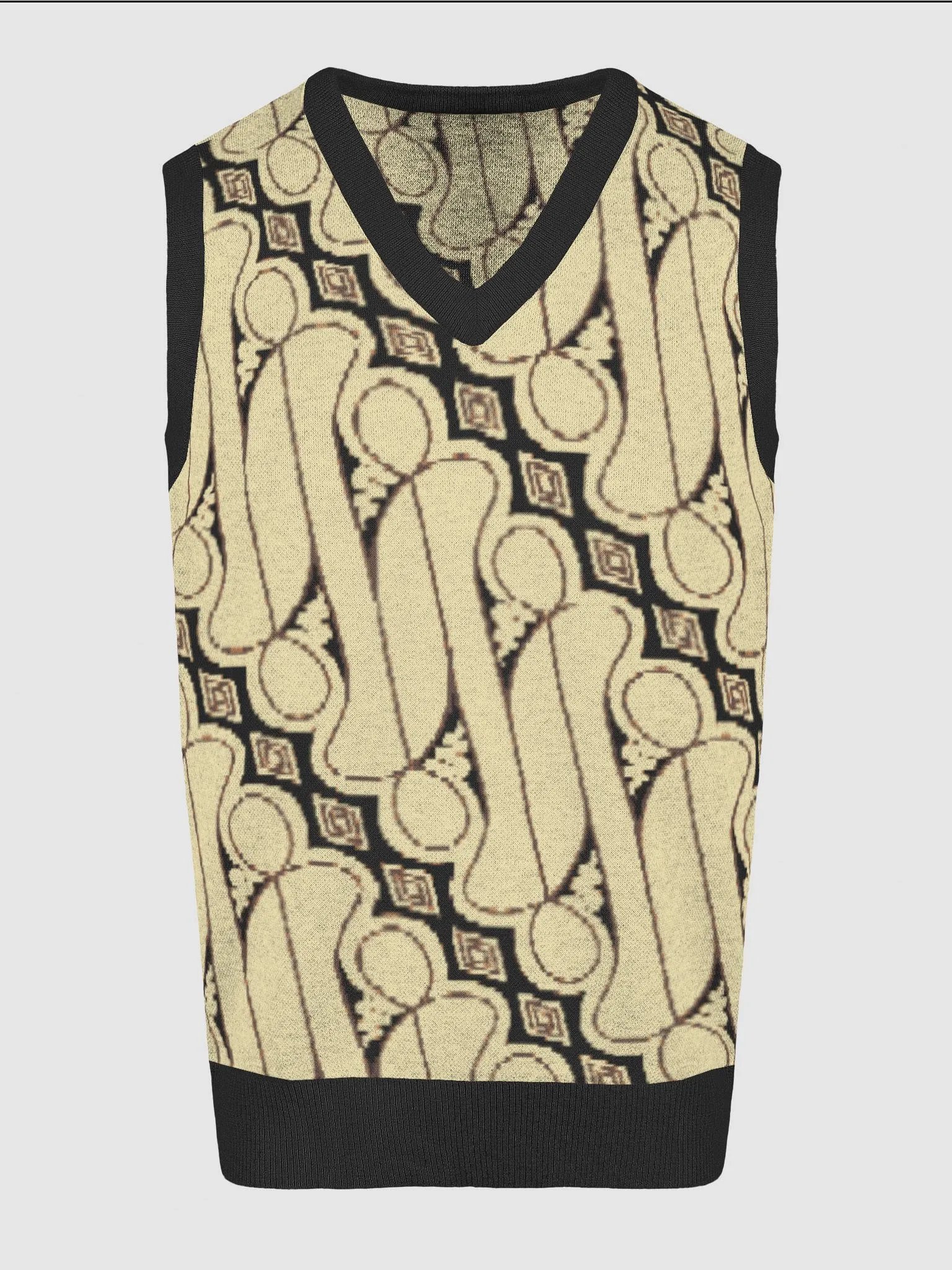 Batik Parang Rusak Knitted Relaxed Vest product image (3)