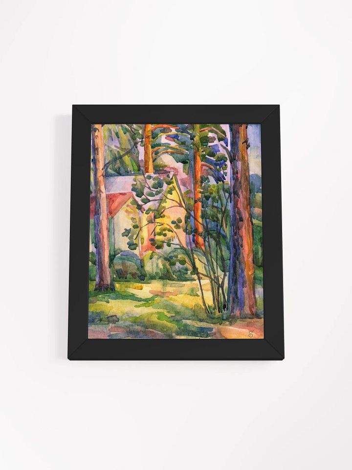 Enchanted Forest Watercolor Poster - Private House with Ffence product image (3)