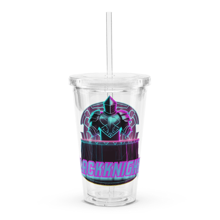 Blackknight513 Double Wall Clear Plastic Tumbler (16 oz) product image (1)