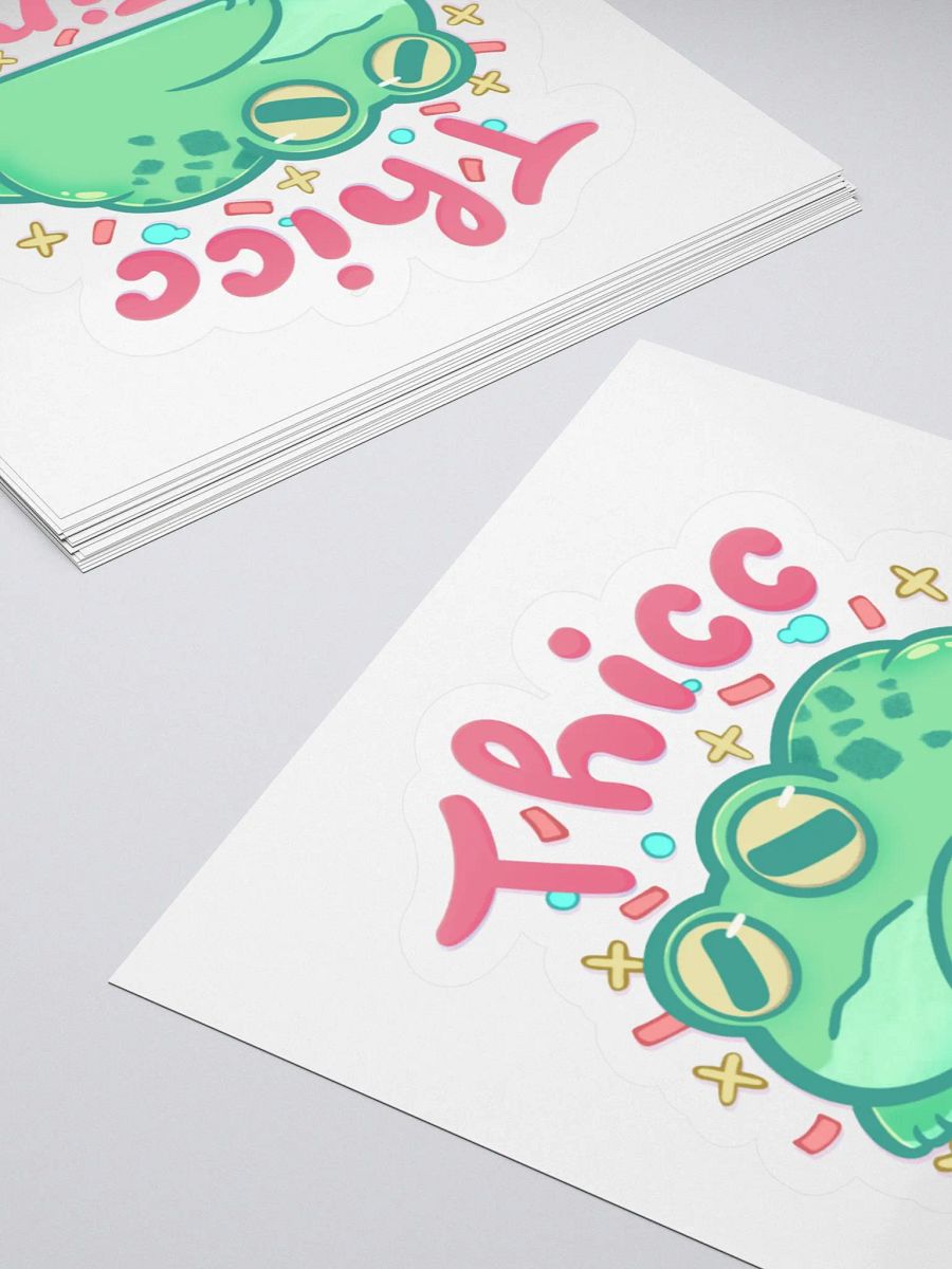 Thicc & Tired Sticker Sheet product image (5)