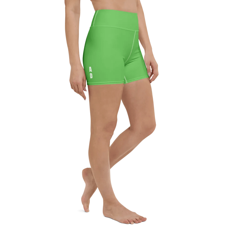 Unisex green Yoga Shorts product image (4)