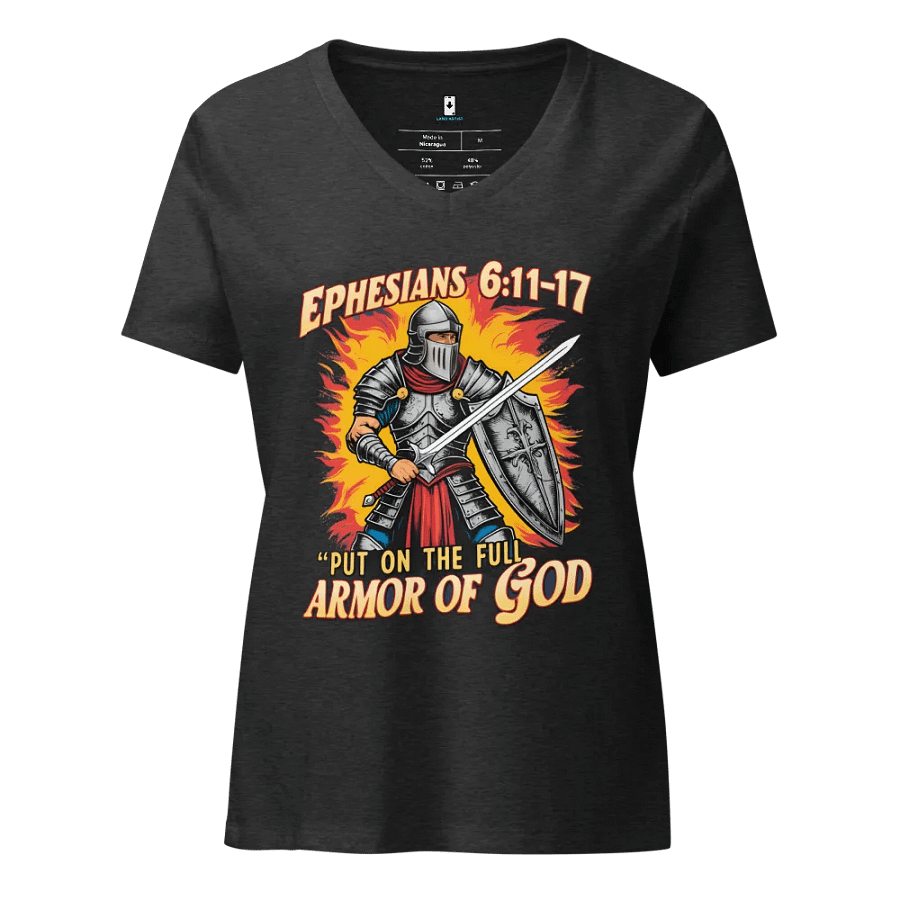 Full Armor of God Vintage V-Neck Tee product image (1)