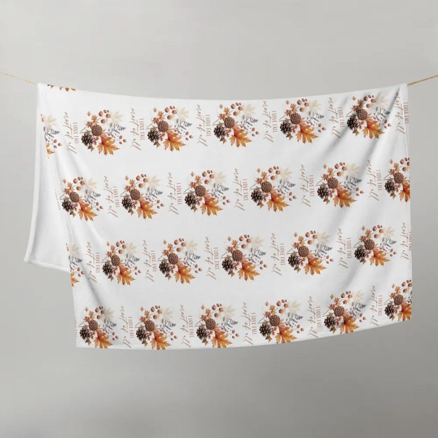 I Love Fall Most of All Blanket product image (9)