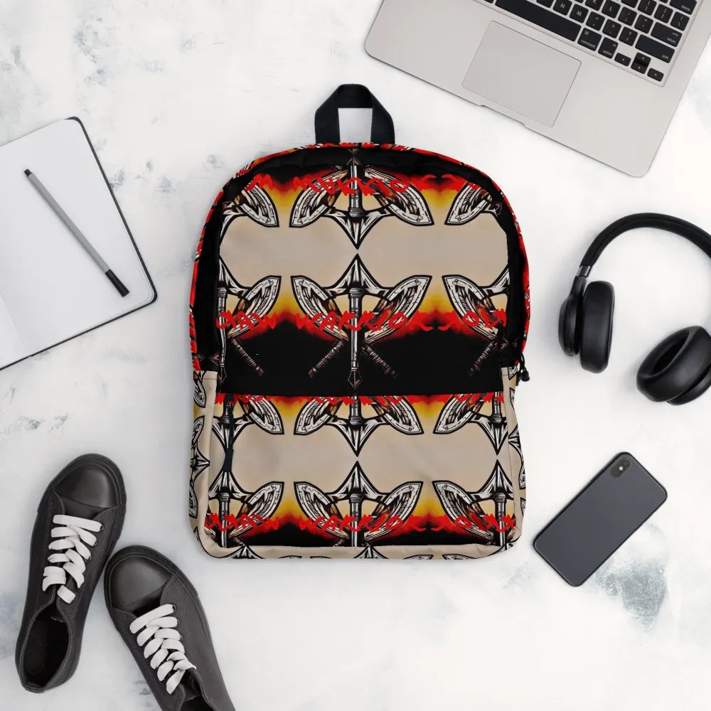 Warrior's Emblem All-Over Print Backpack product image (12)
